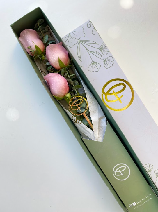 CAJA LARGA 3 ROSAS